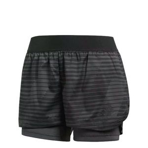 ADIDAS Climalite 2-in-1 Shorts Black Gray Size XL